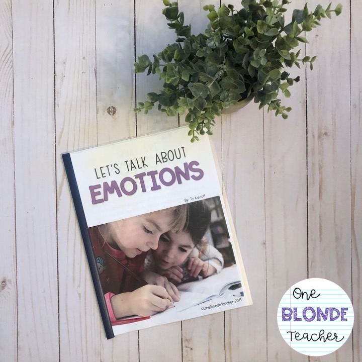 Emotion identification book for sale on my TpT store.